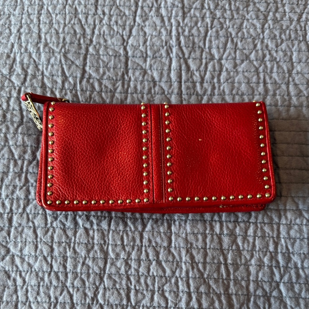 Brighton Red Studded Wallet
